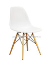 Molded Plastic Side Chair with Dowel Leg Base