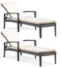 Phuket Outdoor Chaise Lounge by Zuo Modern (Set of 2)