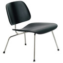 Molded Plywood Lounge Chair W/Metal Legs - Ebony