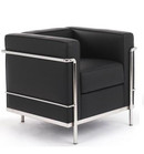Corbusier Style Chair - Black