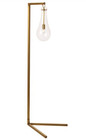 Sabine Floor Lamp - Antique Brass
