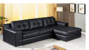 Marena Leather Sectional Sofa