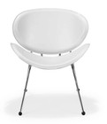 Zuo Match Lounge Chair White [100102]