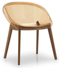 Calligaris Bloom Chair With Wood Legs