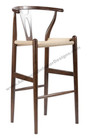 Wishbone Bar Stool - Brown