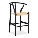 Wishbone Counter Stool - Black