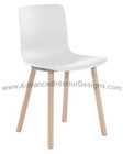Sprung White Plastic Dining Chair