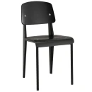 Prouve Style Standard Chair Black Frame