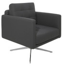 Maxwell Grey Lounge Chair by Nuevo - HGAF252 - Armchairs