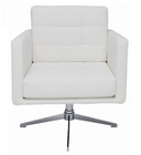 Maxwell White Lounge Chair by Nuevo - HGAF263