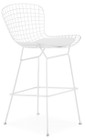 Bertoia Wire Counter Stool With White Frame