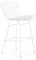 Bertoia Wire Counter Stool With White Frame