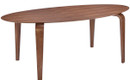 Oval Walnut Dining Table 