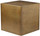  Cube Side Table, Brushed Brass