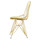 Wire Chair In Gold Finish