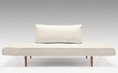 Zeal Deluxe Daybed White With dark Wooden Legs