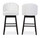 Isaac Tufted Swivel Barstool With Nail Heads Trim