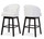 Isaac Tufted Swivel Barstool With Nail Heads Trim