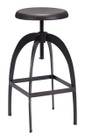 Aristotle Barstool Antique Black