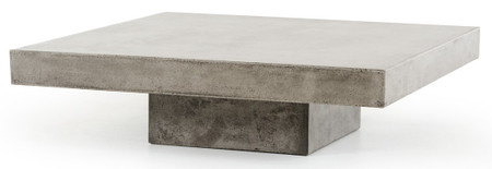 concrete top coffee table