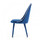 modern blue dining chairs