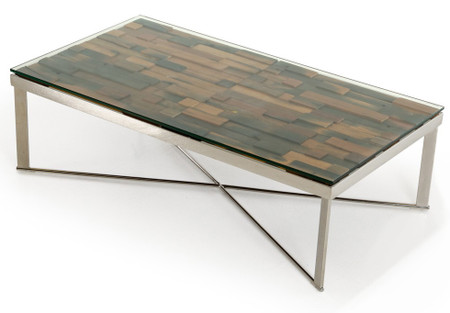 mosaic wood table