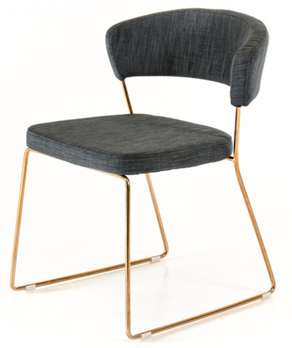 modern grey dining chair