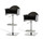 black adjustable bar stool