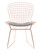 Bertoia Side Chair In Rose Gold Finish