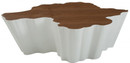 Walnut & White Coffee Table