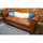 classic antique brown leather sofa