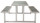 Cuomo Picnic Table Brushed Aluminum