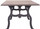 Bellevue Dining Table Distressed Natural 