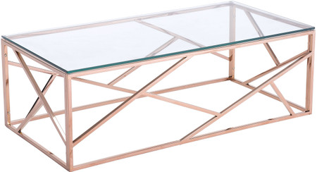 Cage Coffee Table Rose Gold