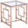 Zuo Modern Geranium Side Table Rose Gold