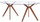 zuo modern buena vista dining table walnut