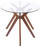 zuo modern buena vista dining table walnut
