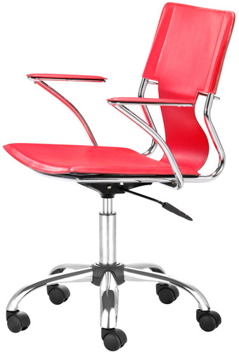 Zuo Modern Trafico Office Chair Red