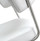 Maddox White Stainless Steel Barstool