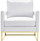 Marino White Leather Chair