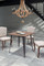 Zuo Modern Titus Dining Table Made With Rustic Bamboo And A Steel Frame