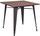 Zuo Modern Titus Dining Table Made With Rustic Bamboo And A Steel Frame