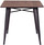Zuo Modern Titus Dining Table Made With Rustic Bamboo And A Steel Frame