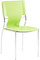 Zuo Modern Green Trafico Dining Chair Made In Leatherette And Constructed With Chromed Steel