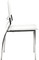 Zuo Modern White Trafico Dining Chair Made In Leatherette And Constructed With Chromed Steel