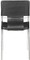 Zuo Modern Black Trafico Dining Chair Made In Leatherette And Constructed With Chromed Steel