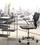 Zuo Modern Trafico Office Chair In Black Made In Leatherette And Chrome Frame, Arm Pads And Adjustable Mechanism.