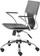 Zuo Modern Trafico Office Chair In Black Made In Leatherette And Chrome Frame, Arm Pads And Adjustable Mechanism.