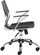 Zuo Modern Trafico Office Chair In Black Made In Leatherette And Chrome Frame, Arm Pads And Adjustable Mechanism.