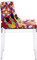 Zuo Modern Pizzaro Dining Room Chair In A Multicolor And Made With Polycarbonate And Upholstered With A Polyblend Fabric.